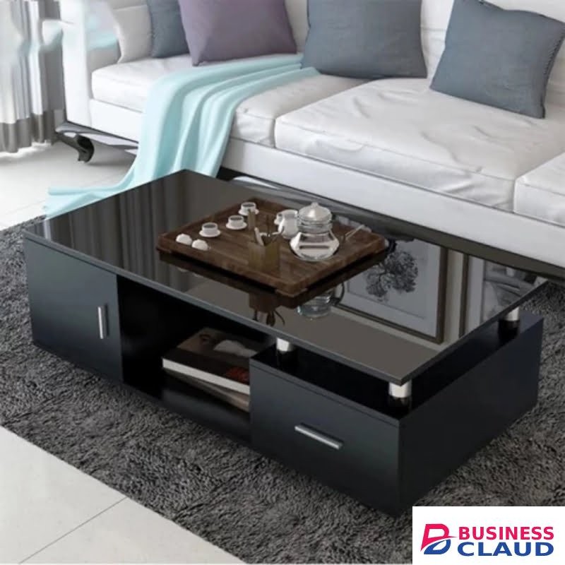 Black Rectangular Coffee Table