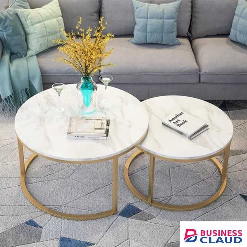 Circular Marble Coffee Table