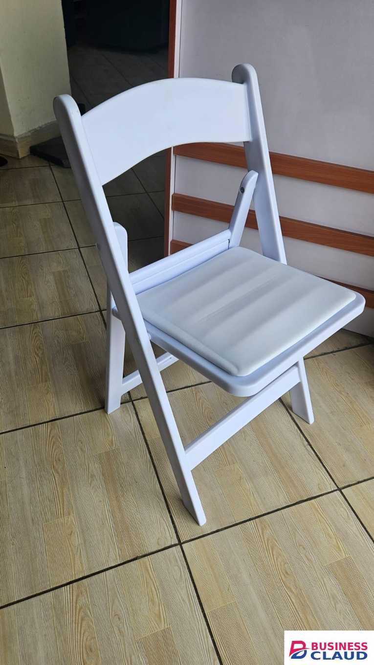 White Folding Chair