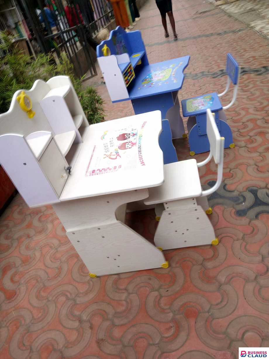 White Kids Study Desk