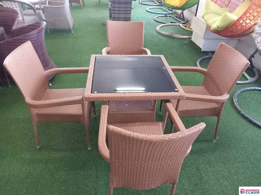 Brown Patio 4 Seater