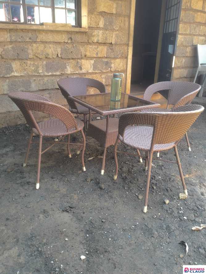 4 Seater Rattan Dining Set
