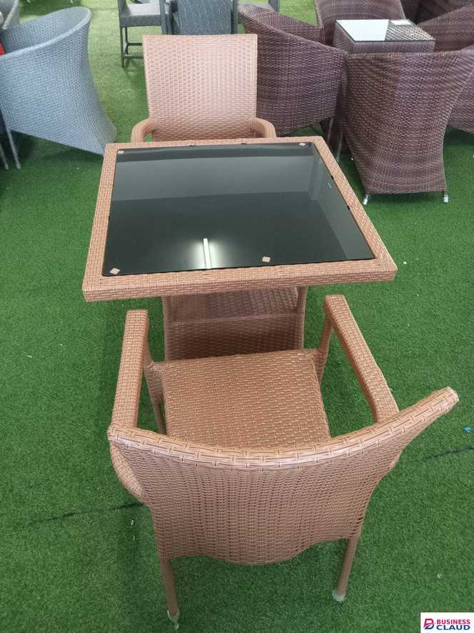 Brown 2 Seater Patio Set
