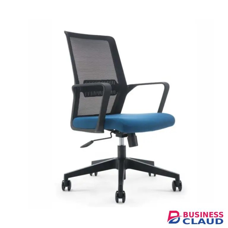6046B/2146B Office Chair Mb Mesh Blk/Blu (Fos)