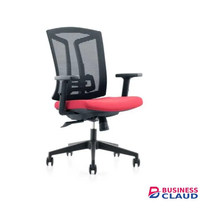 6206B/2106B M/B Mesh Chair Red/Blk (Fos)