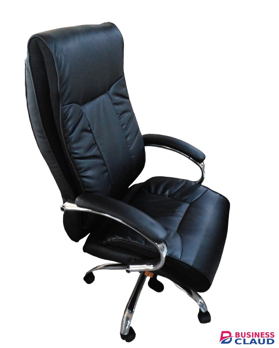Heavily Padded Leather Chairs.