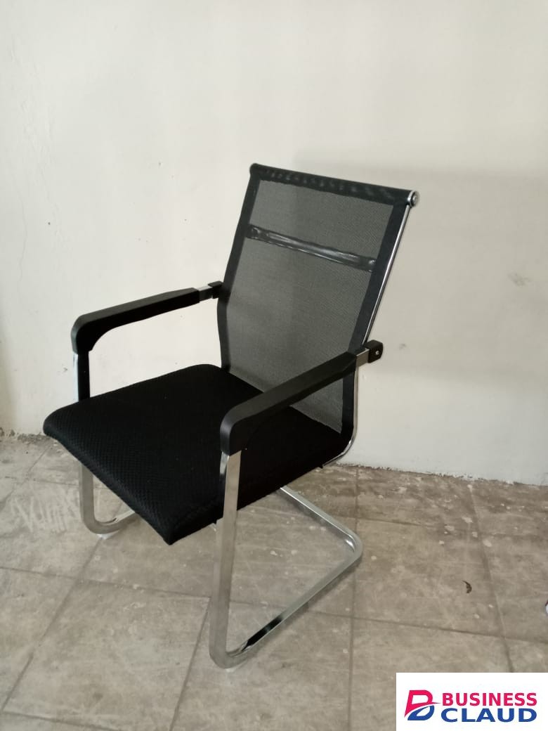 Swivel Mesh Cantilever Chair