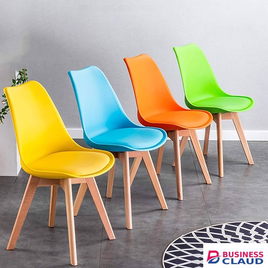 Modern Padded Eames Dining Chair
