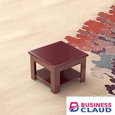Executive Square Mahogany Office Stool