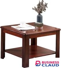 Square Mahogany Side Coffee Table