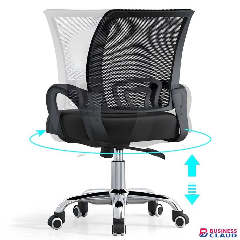 Clerical mesh swivel office chair - Furniture Mart