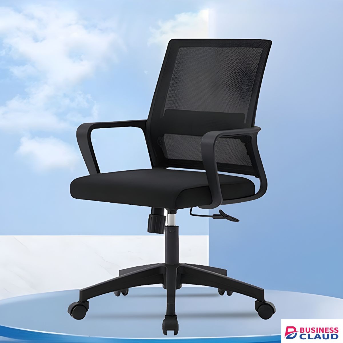Black Mesh Back Desk Chair - Furniture Mart