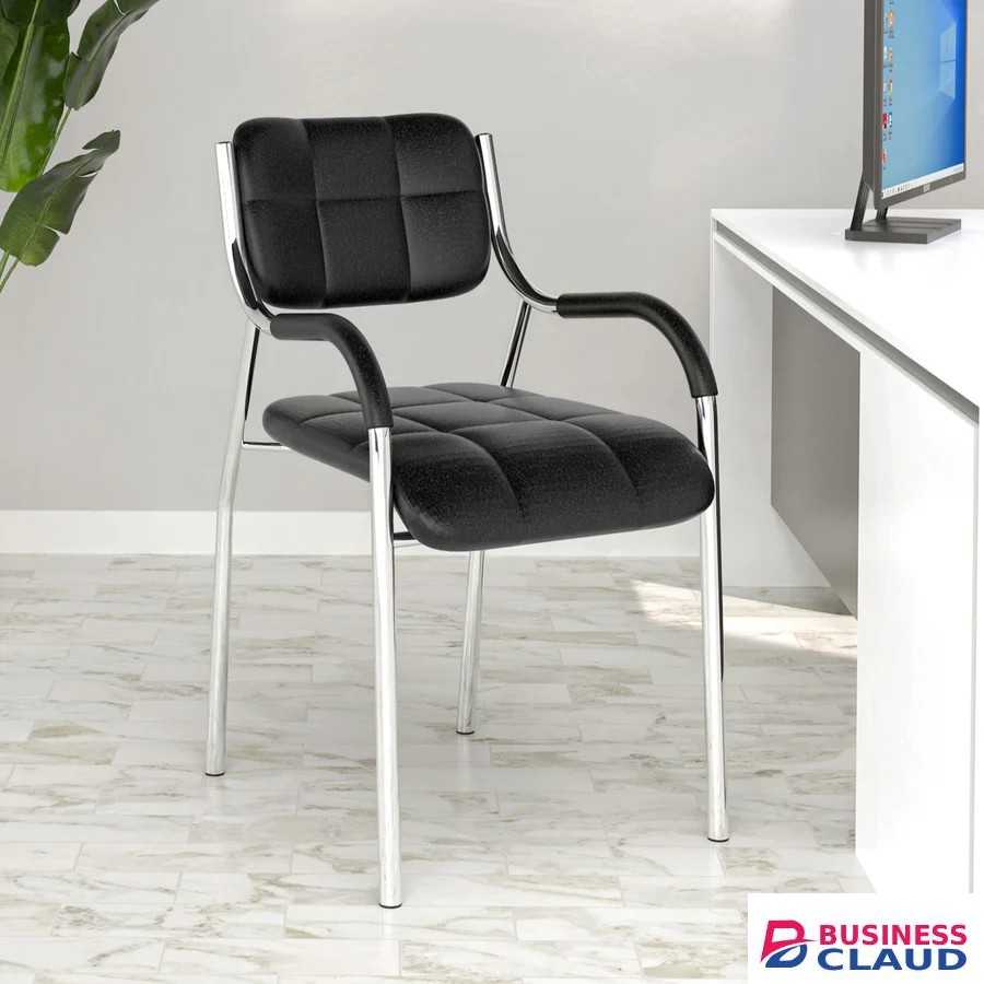 Catalina office leather guest chair - Furniture Mart