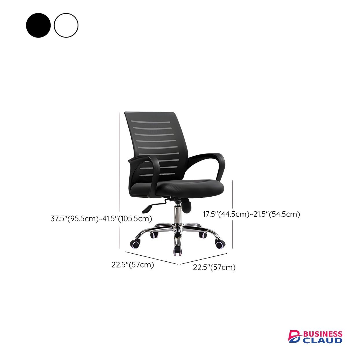 Ergonomic Black Mesh Office Task Chair - Furniture Mart | Quality seats.