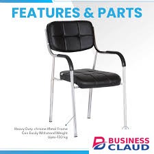 Leather Catalina Office Waiting Chair