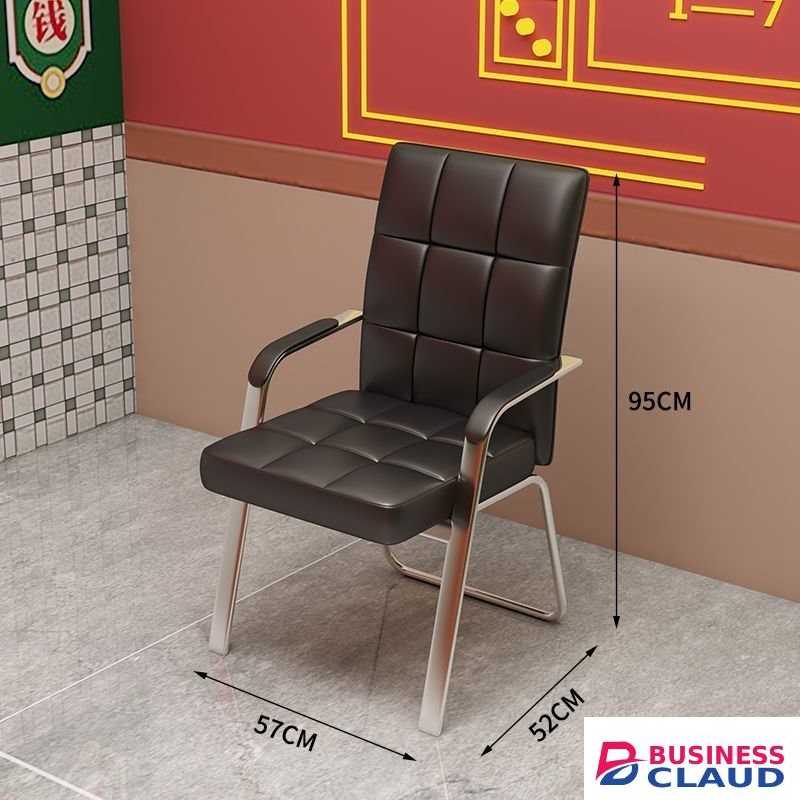 Mid Back Leather Visitor's Waiting Seat