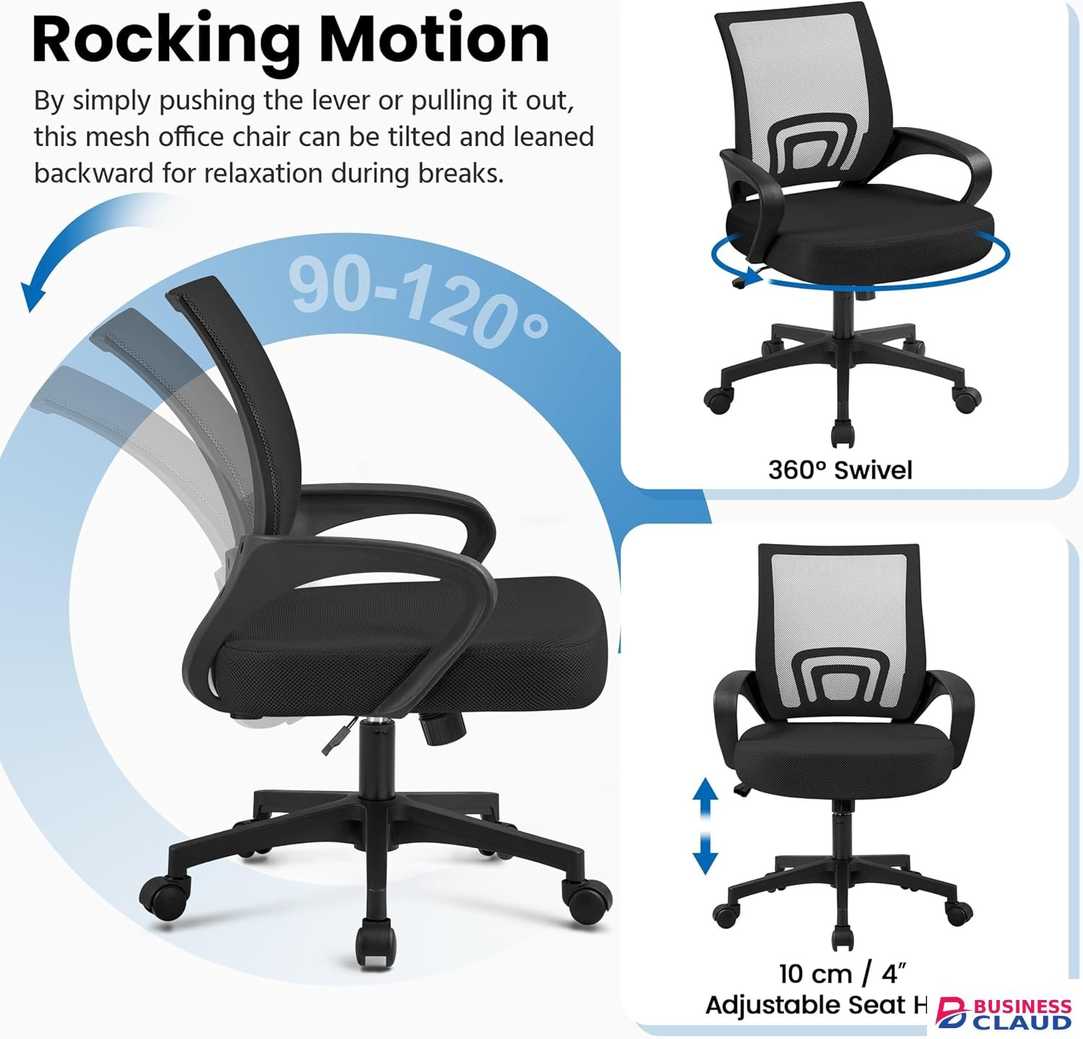 Swivel Mesh Clerical Office Chair