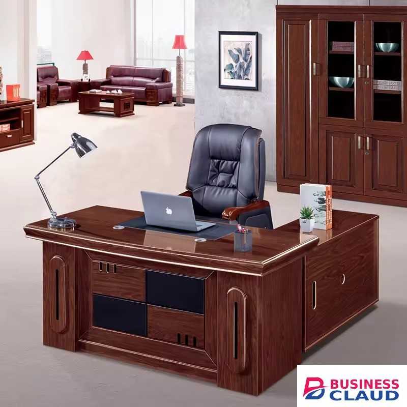 1.6 meters L-shaped office table - Furniture Mart