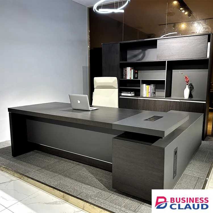 1800mm Executive Desk (Mahogany) - Furniture Mart