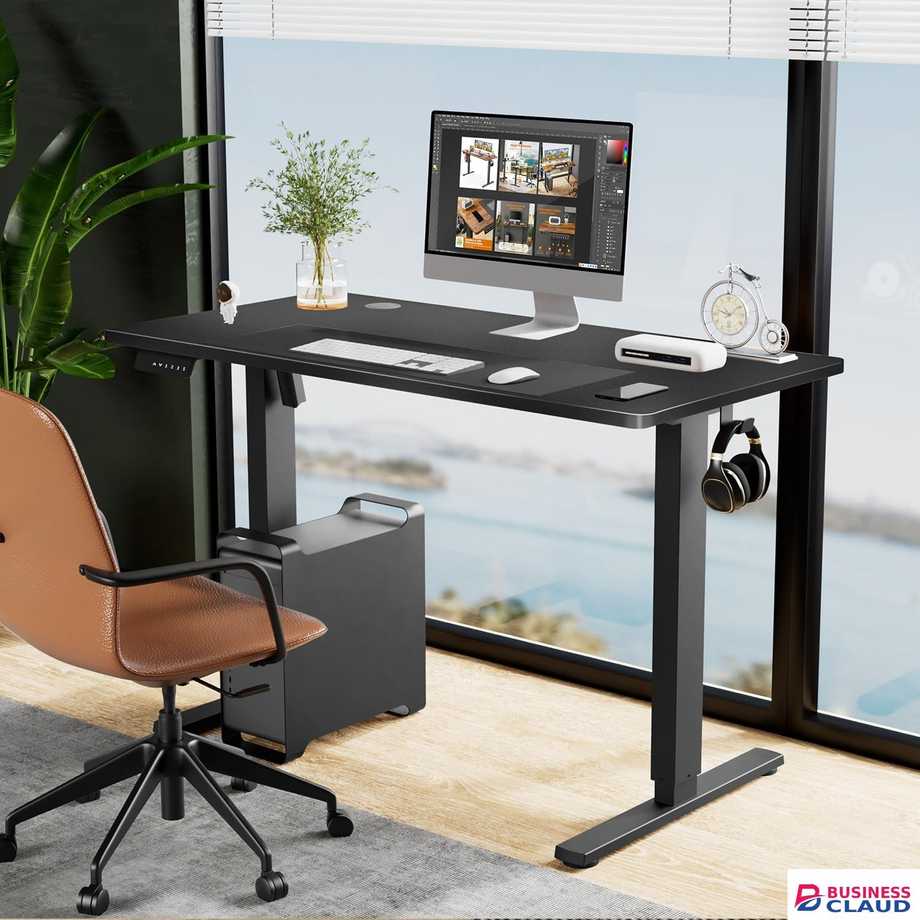 Adjustable height computer desk - Furniture Mart
