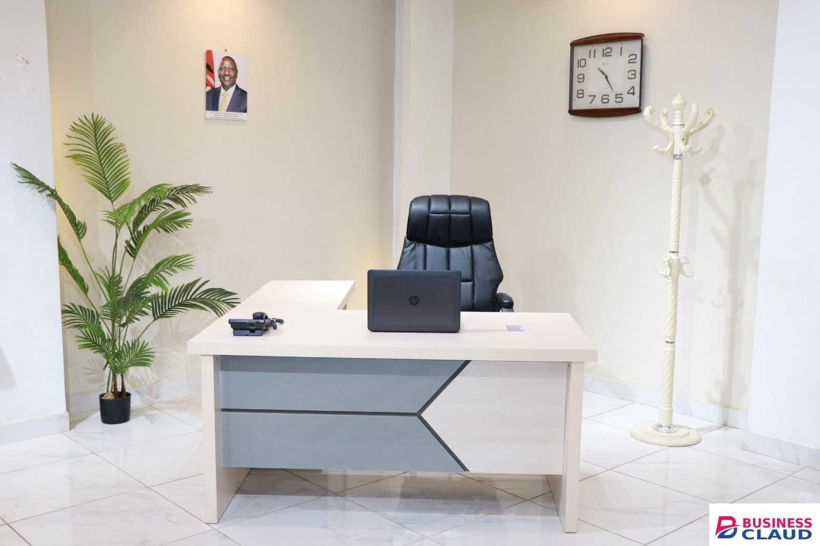 Cairo L-shaped executive desk - Furniture Mart