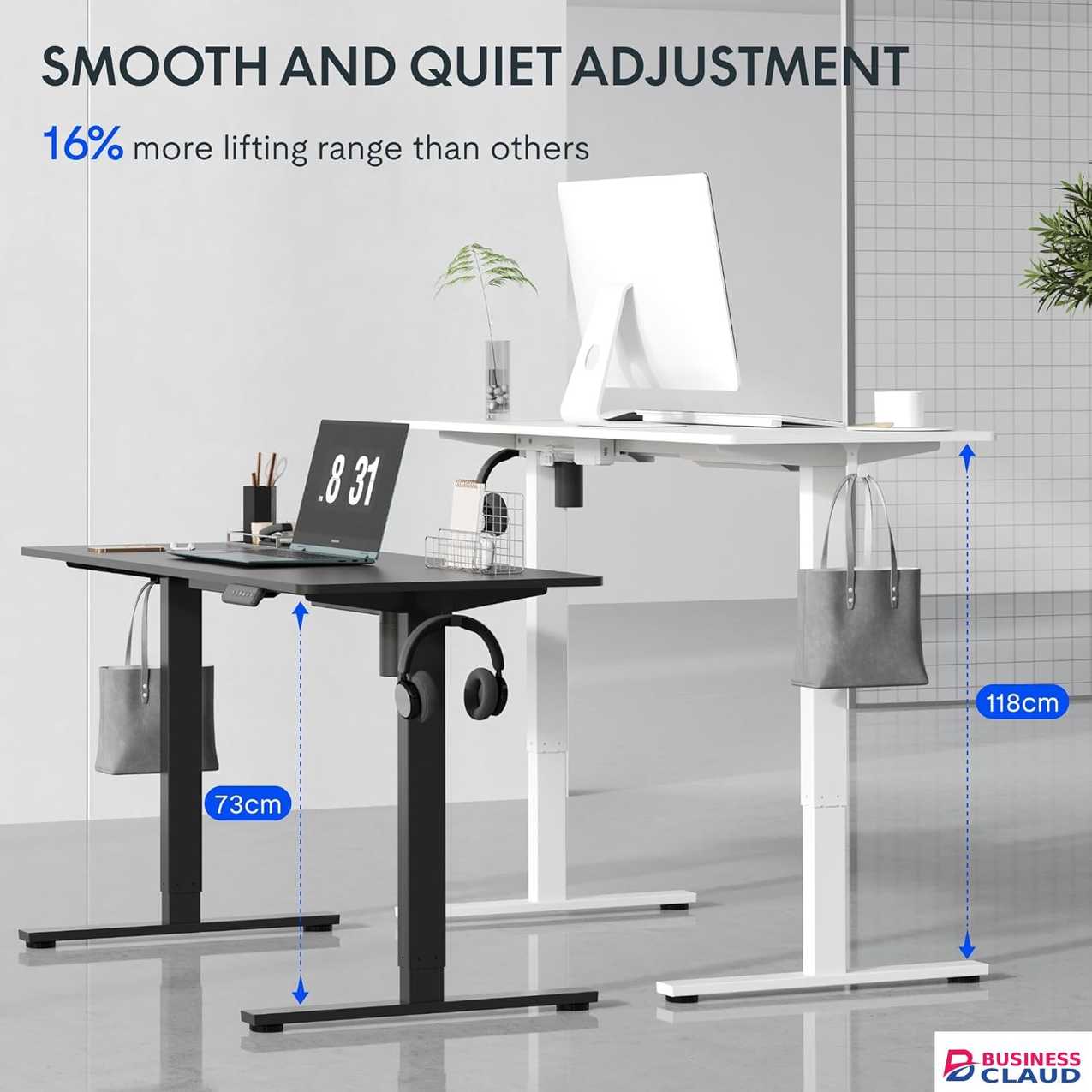 Electric Height Adjustable Standing Computer Desk