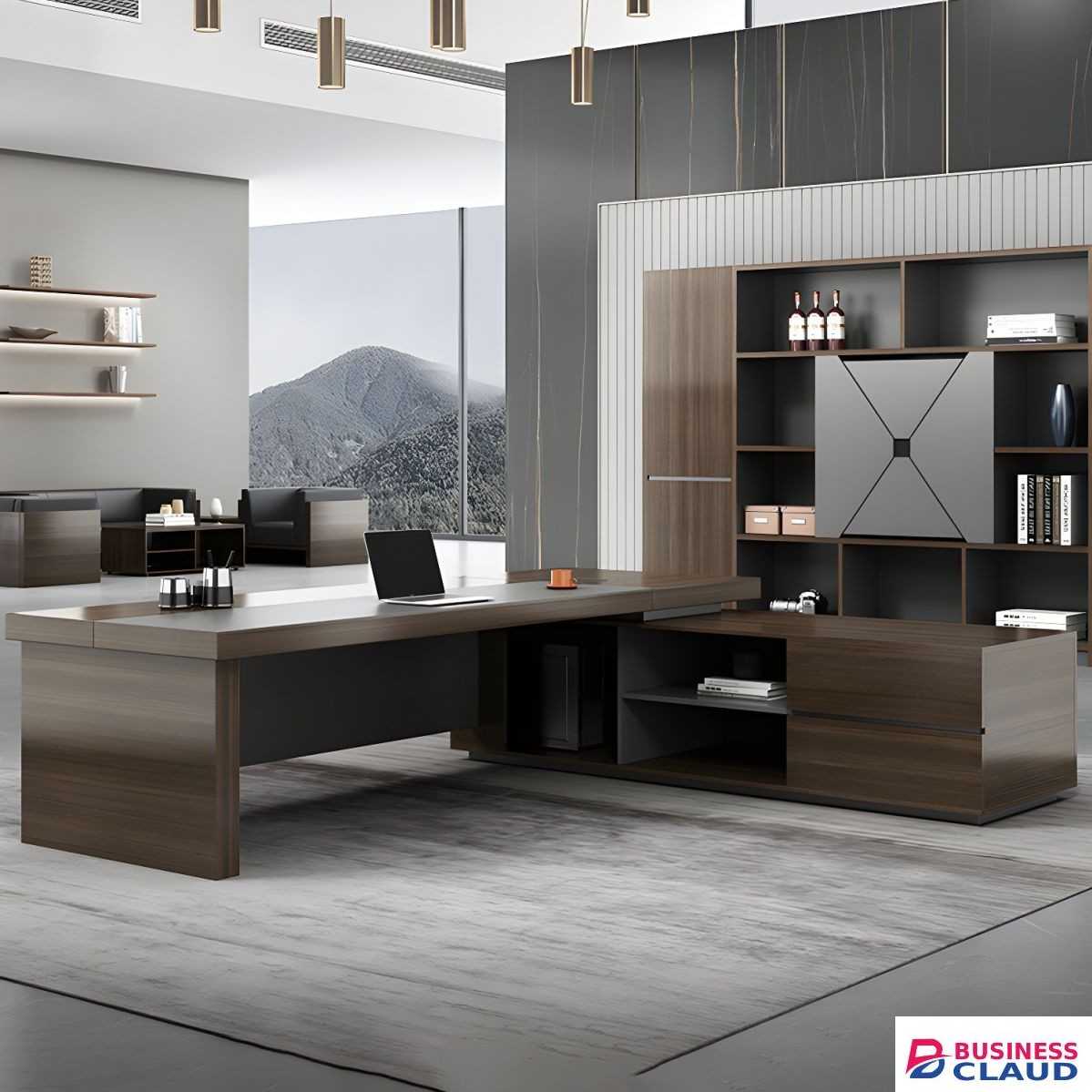 L-shaped 1.6 meters office desk
