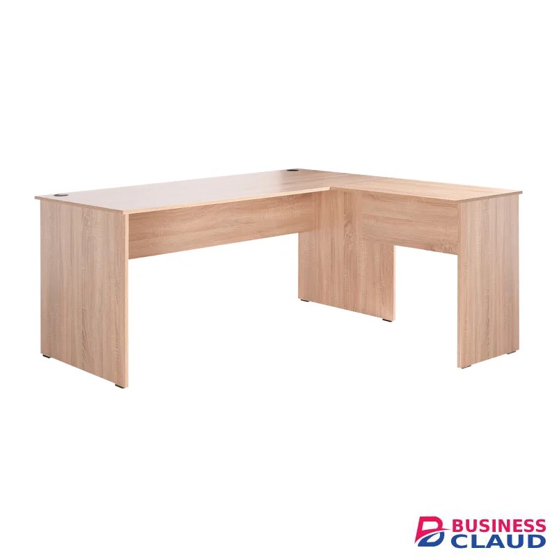 L-shaped 160cm executive table - Furniture Mart