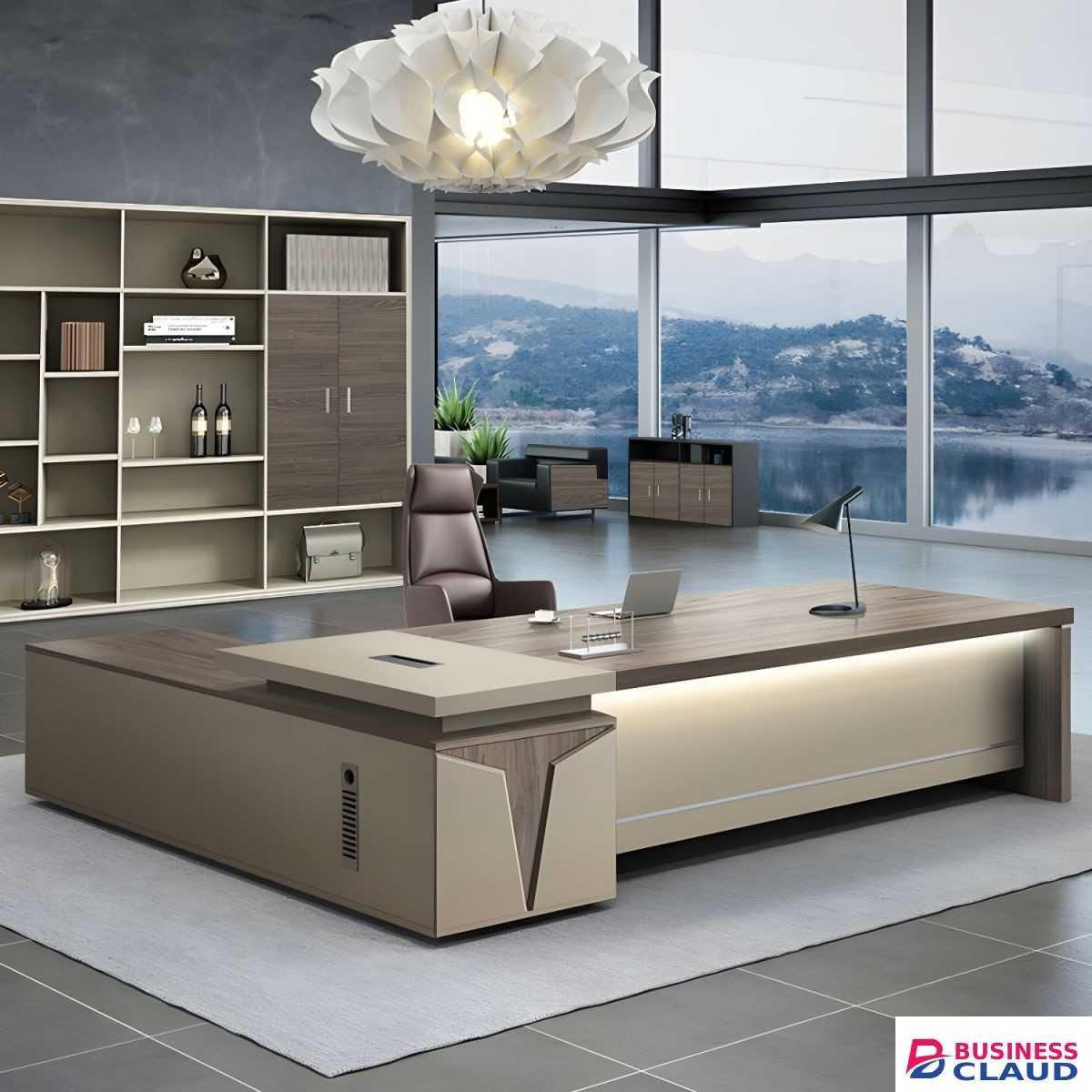 Luxurious Modern Executive Desk - Furniture Mart