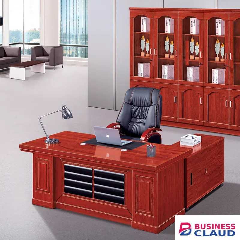 Office table with side drawers - 160cm - Furniture Mart