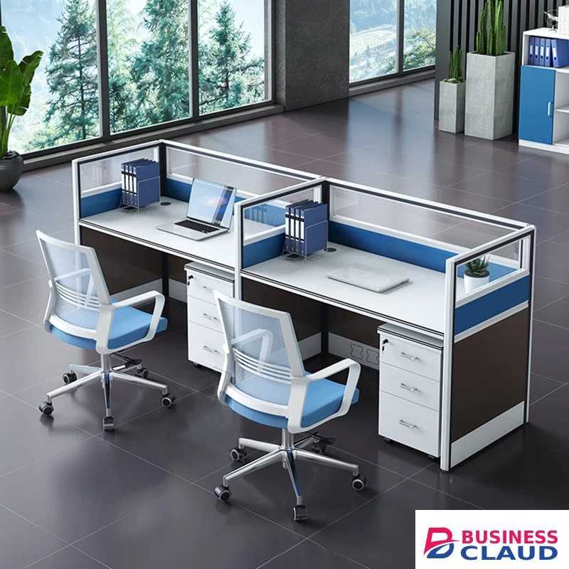 Two way modular office workstation - Furniture Mart