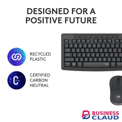 Logitech MK295 Silent Wireless Keyboard & Mouse Combo