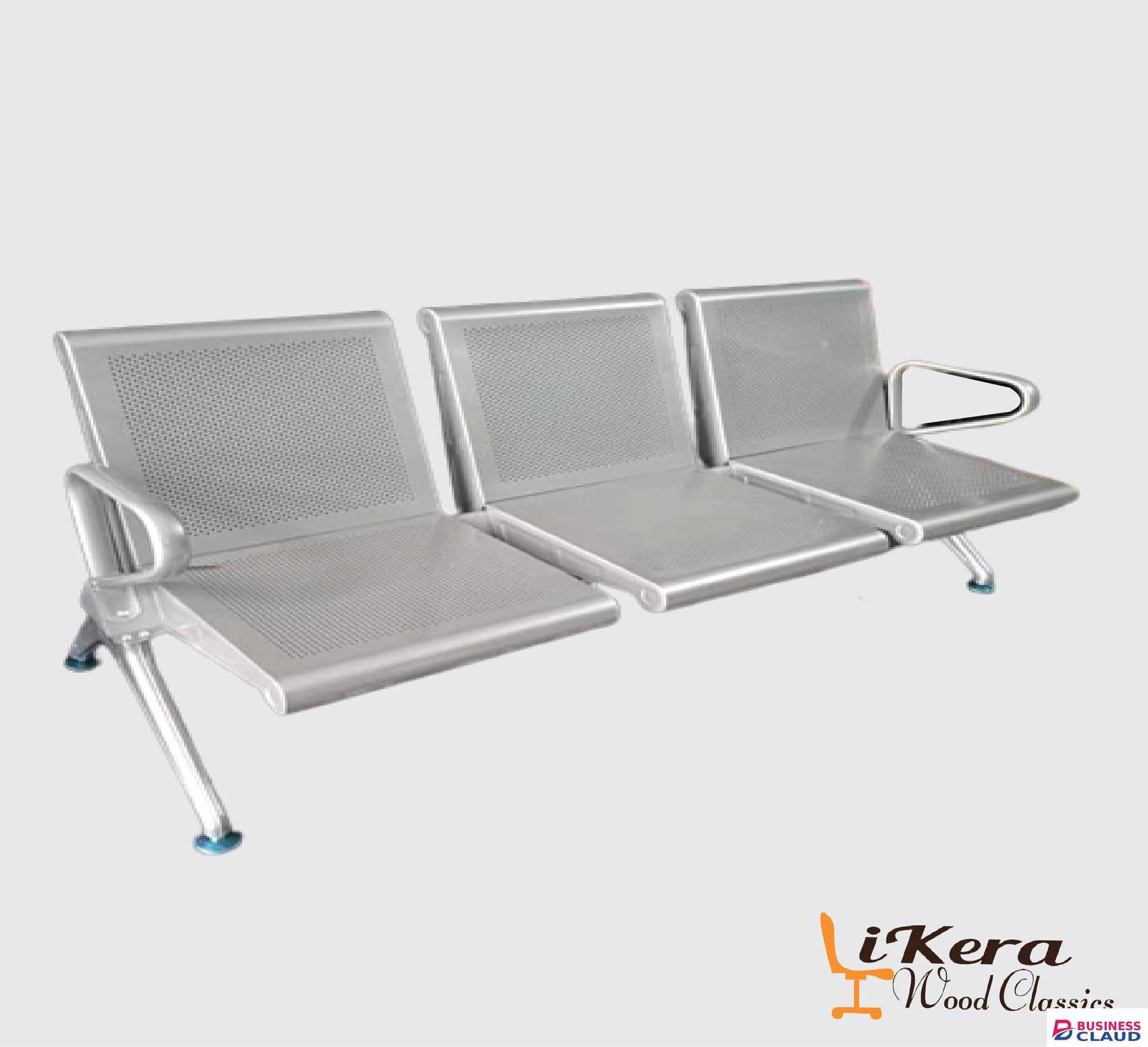 Heavy Duty Unpadded Reception Waiting Seat