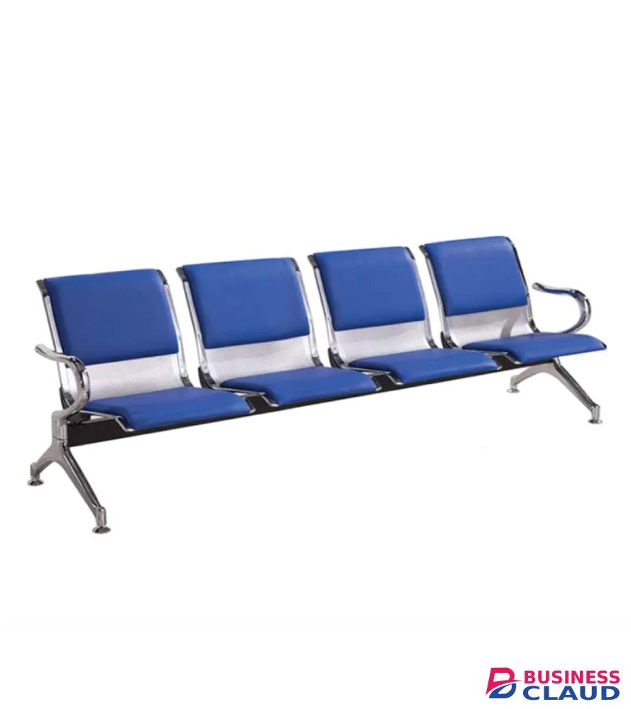 4 seater padded Link waiting Chair