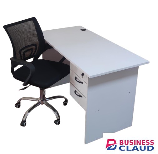 Home office desk and chair