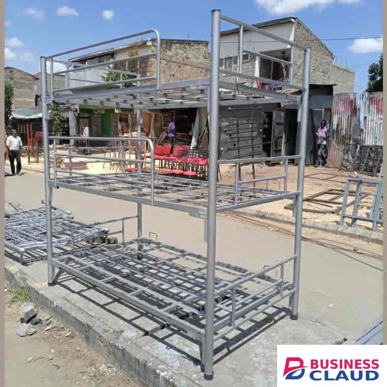 Secondary/ Primary School Metallic Triple Decker Beds in Nairobi. School Triple Decker Beds in Nairobi Kenya | School Beds for Primary school | School Beds for Secodary School in Kenya | School Beds in Kenya