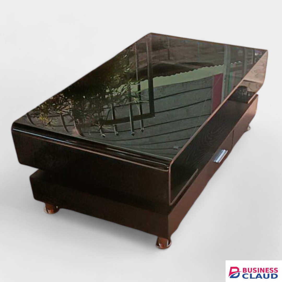 Curved Glass Table