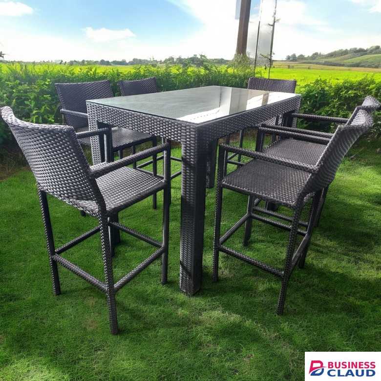 Raised Rattan Set