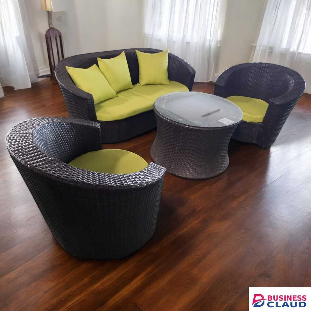 Rattan 5 Seater Sofa