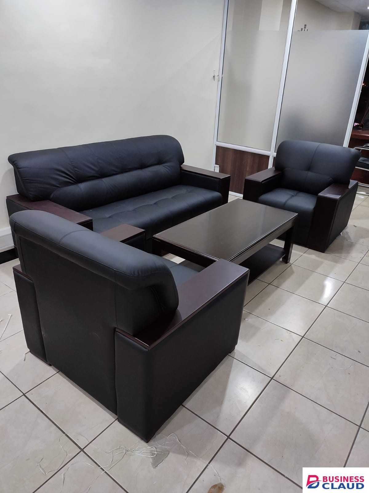 VIP Five Seater Leather Sofa