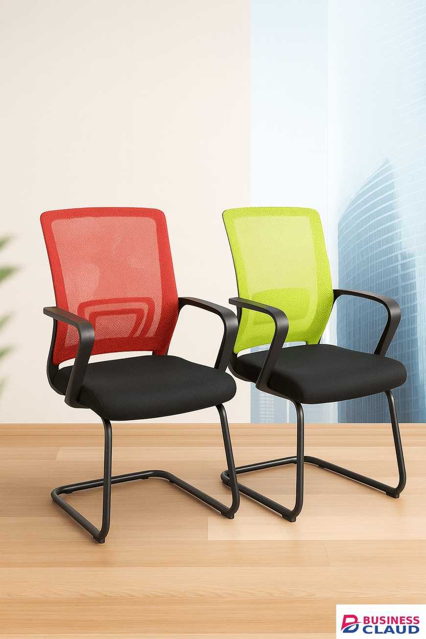 Ergonomic Mesh Visitor Chairs