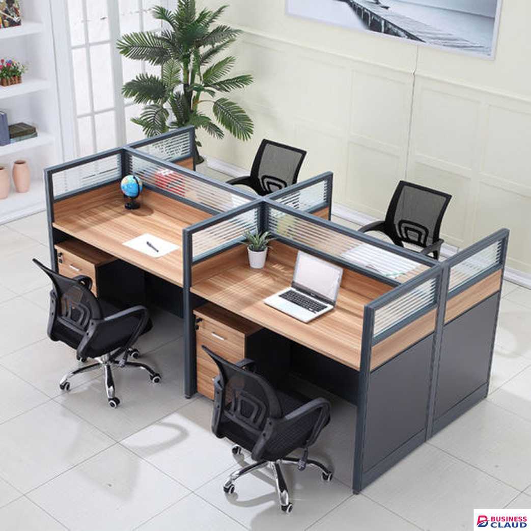 Executive 4-Seater Office Workstation