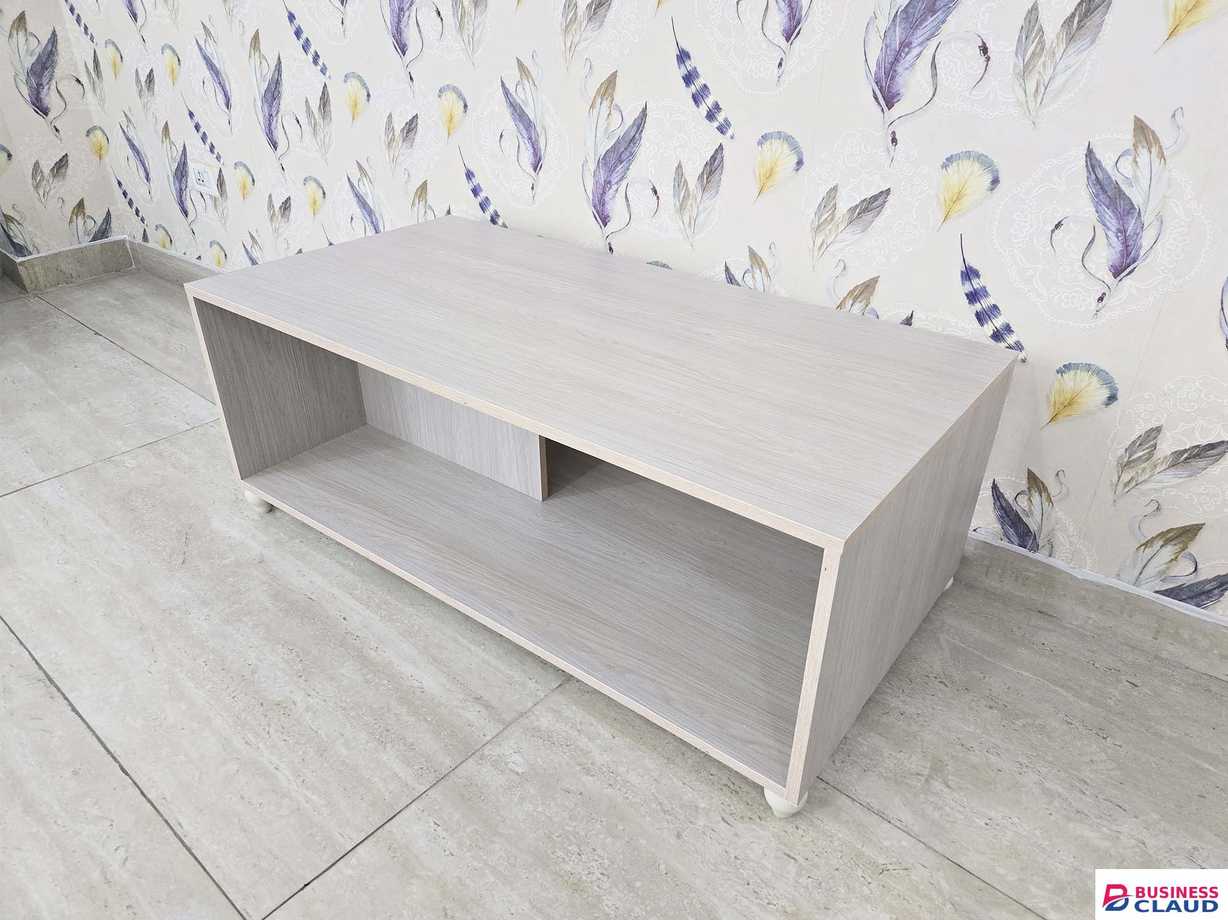 Modern Wooden Coffee Table With Open Shelf