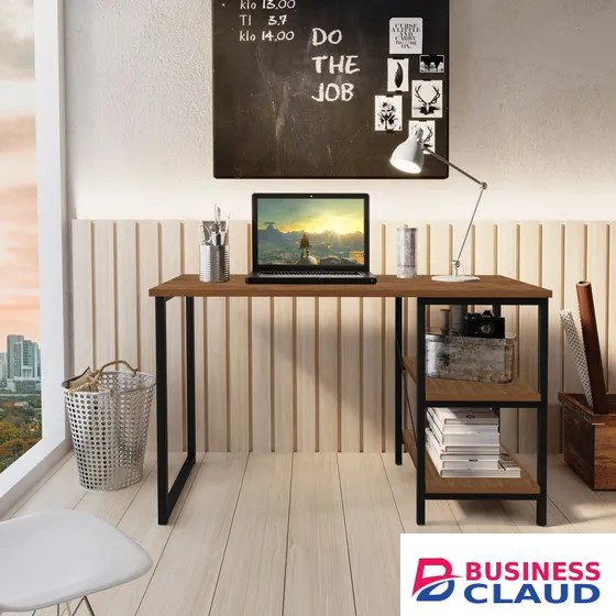 Metallic Frame Computer Desk