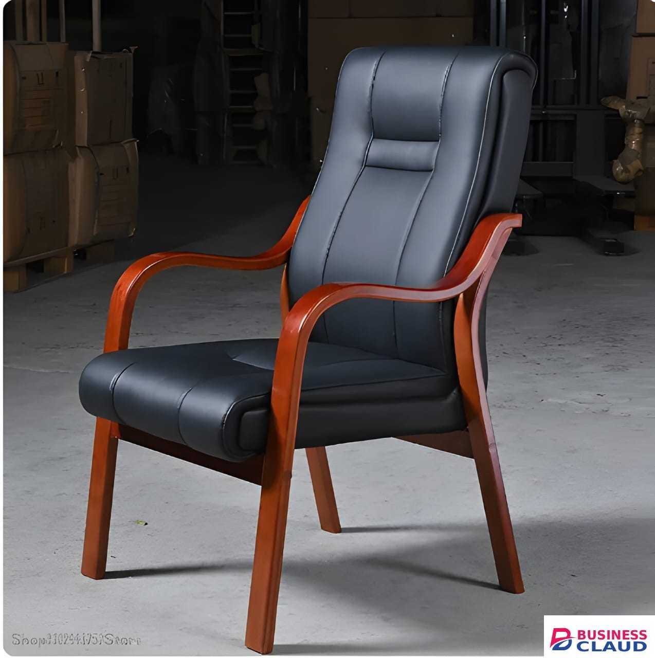 Visitor Seat With Wooden Arms