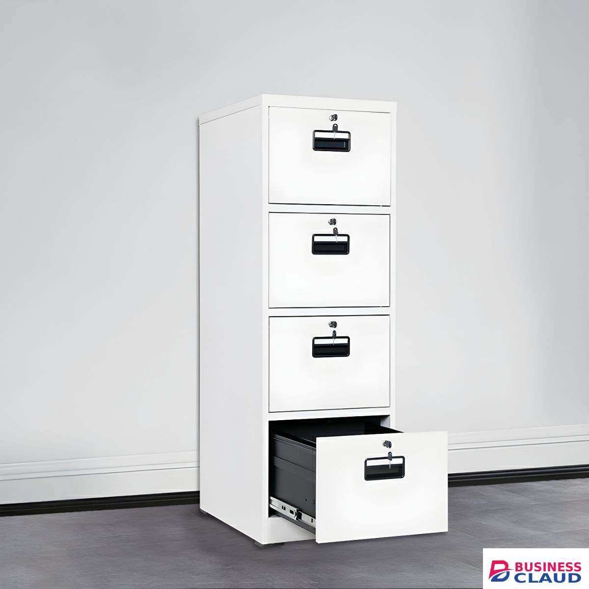 4 Drawer File Cabinet With 4 Keys