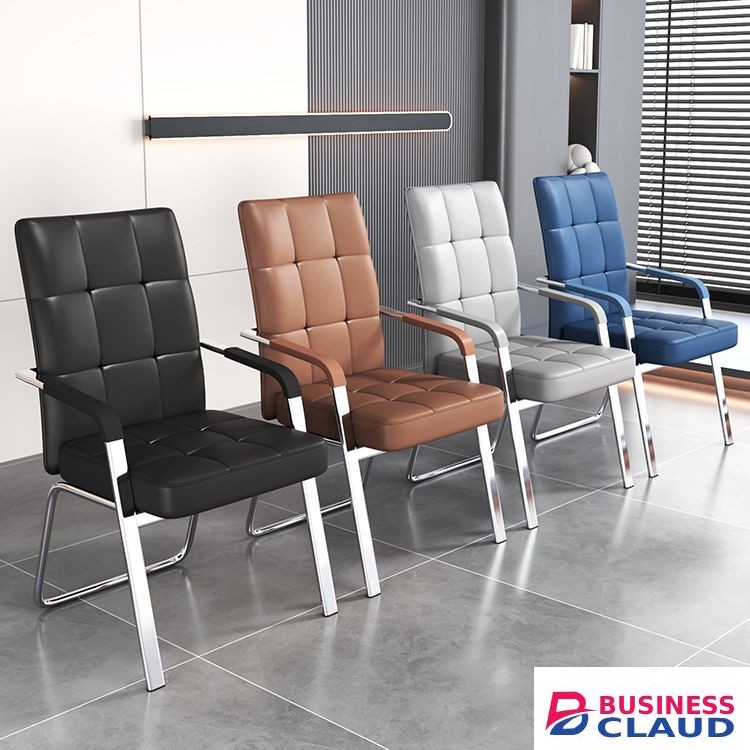 Medium Back Leather Waiting Chair