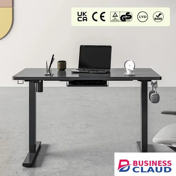 Black Electric Adjustable Table