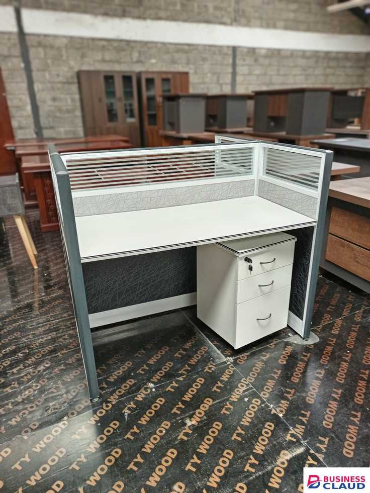 Grey 2 Way Workstation