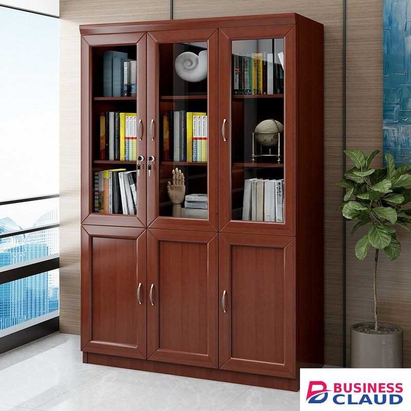 3-Door Wooden Executive Cabinet
